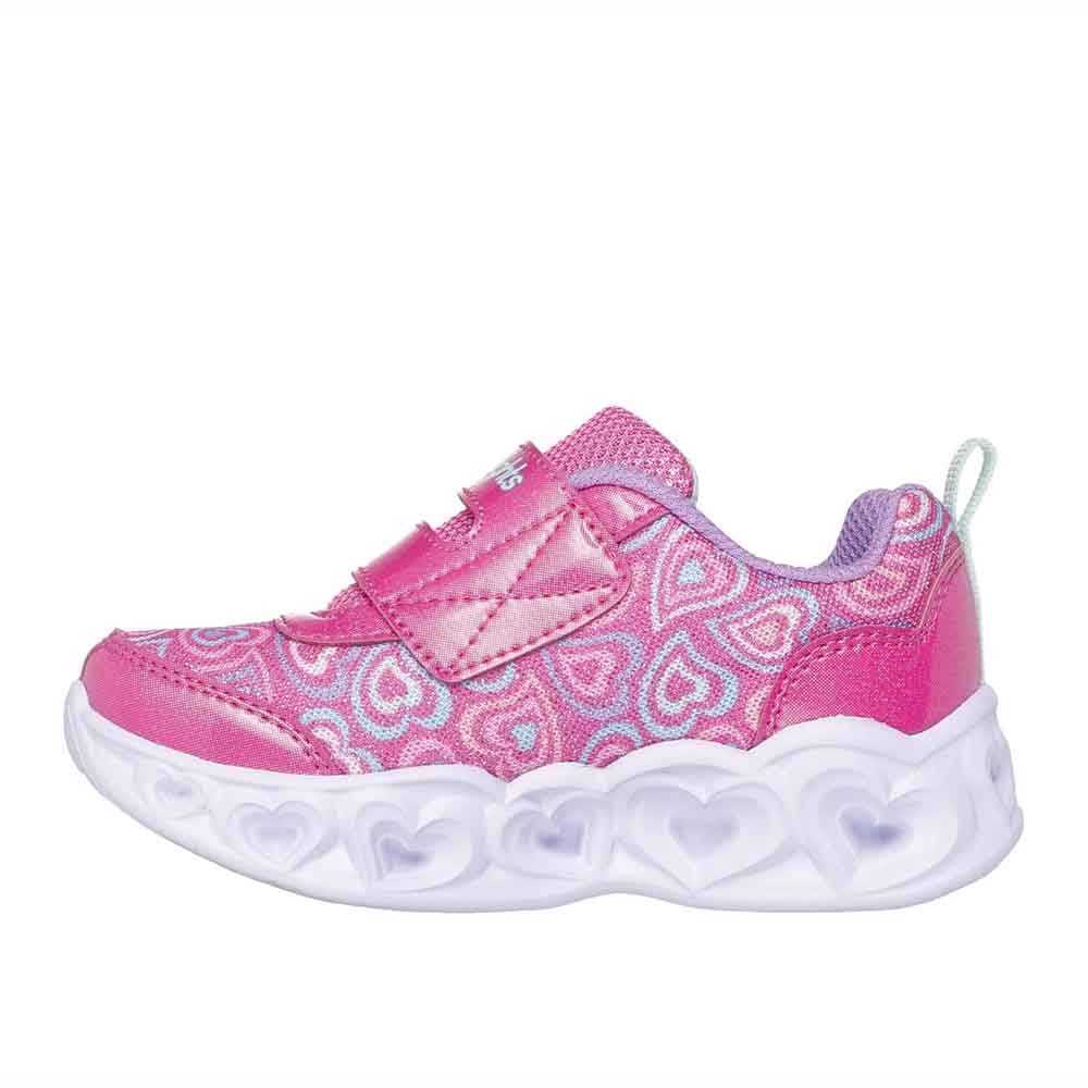 Zapatillas c/ Luces Infantiles Skechers S Lights-Heart Lights-Boogie Rosado