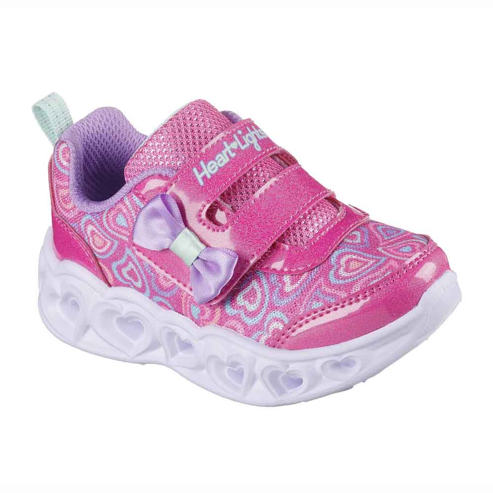 Zapatillas c/ Luces Infantiles Skechers S Lights-Heart Lights-Boogie Rosado
