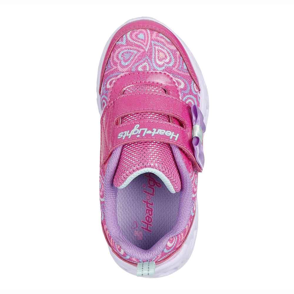 Zapatillas c/ Luces Infantiles Skechers S Lights-Heart Lights-Boogie Rosado
