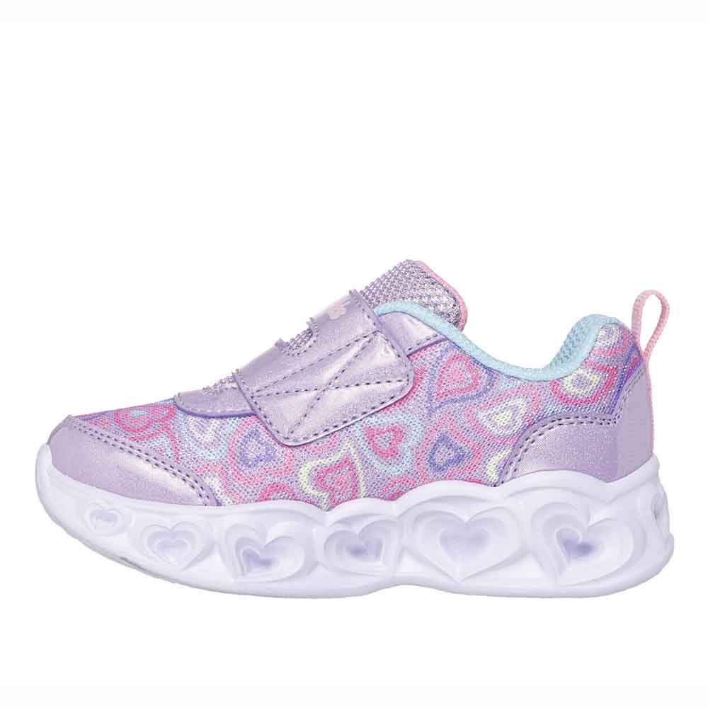Zapatillas Infantiles Skechers S Lights-Heart Lights-Boogie Rosado 303258N-LVMT