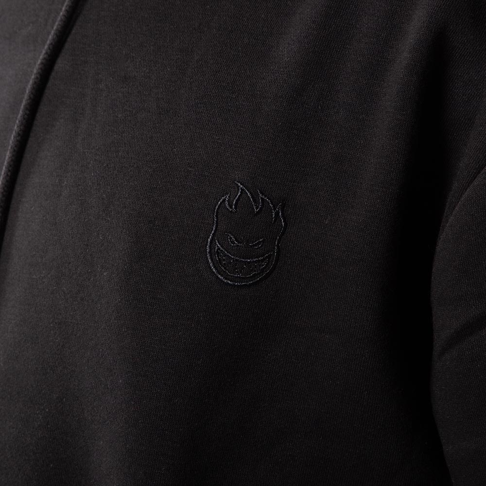Polerón Hoodie Oversized Hombre Spitfire Grip State Negro