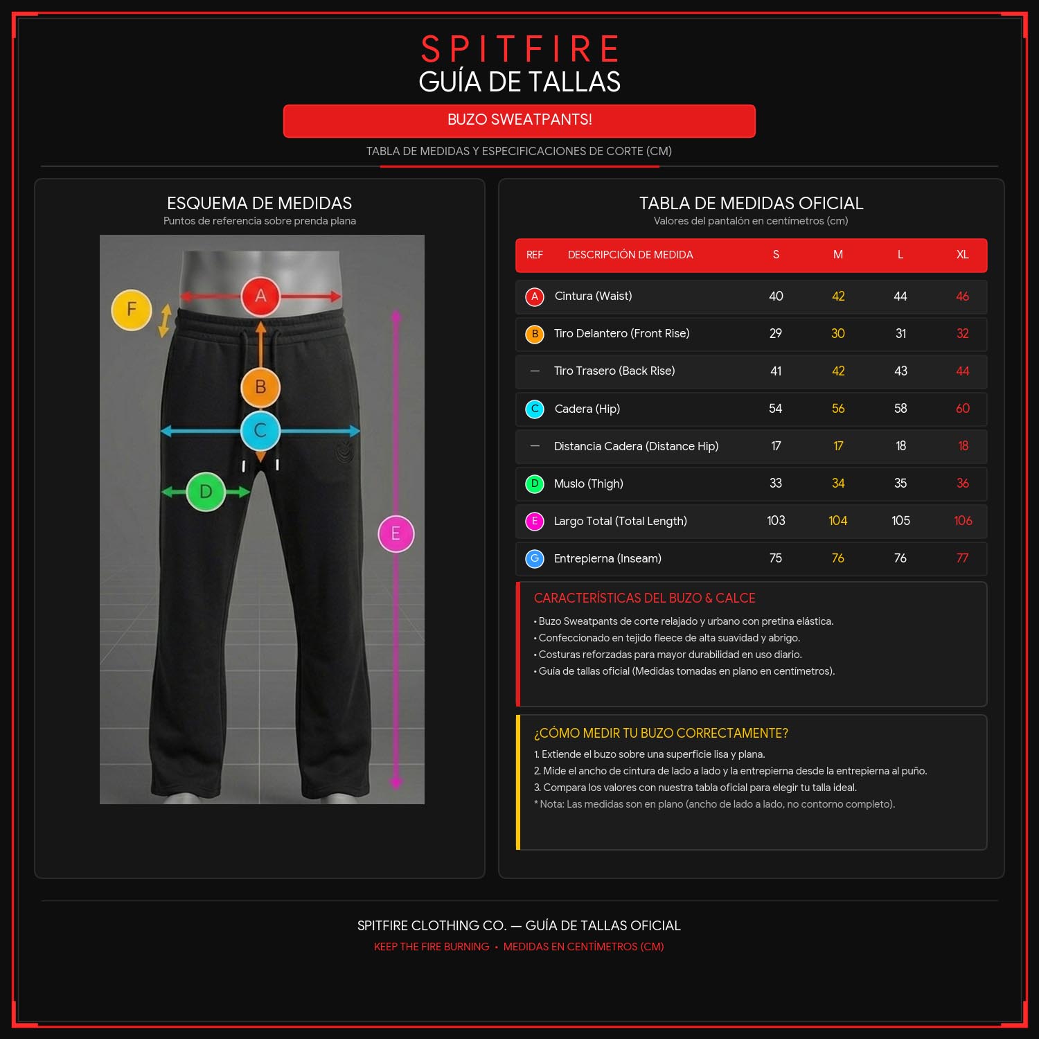 Pantalón Buzo Hombre Spitfire Grip State Negro