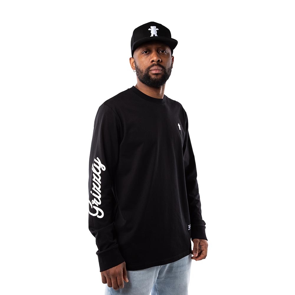 Polera Hombre Grizzly Griptape Embroidered OG Bear Cafe