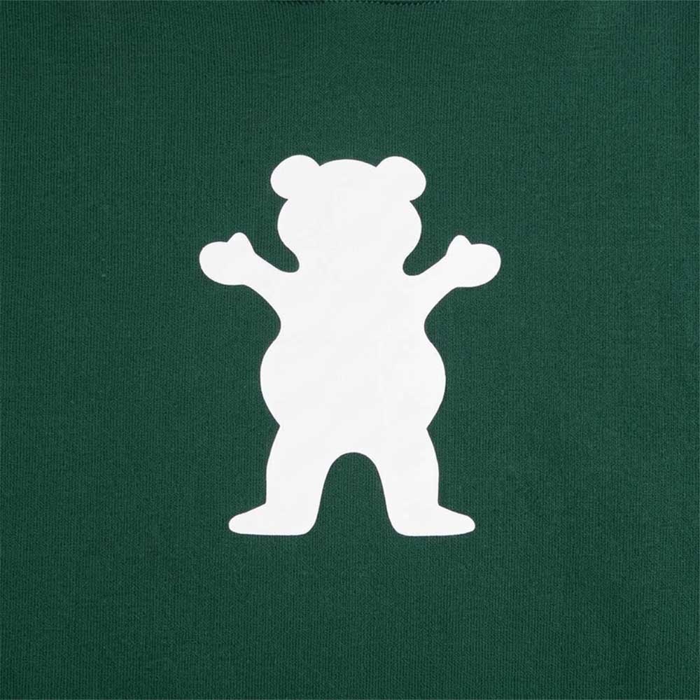 Polerón Hombre Grizzly Griptape Embroidered OG Bear Verde