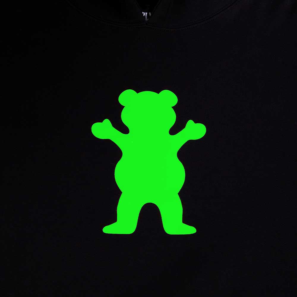 Polerón Hombre Grizzly Griptape OG Bear Negro Verde