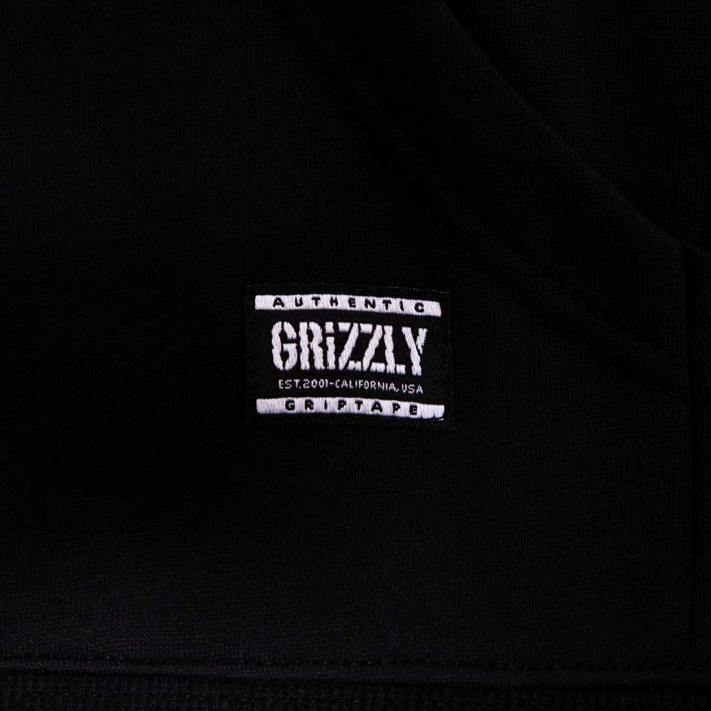 Polerón Hombre Grizzly Griptape OG Bear Negro Verde