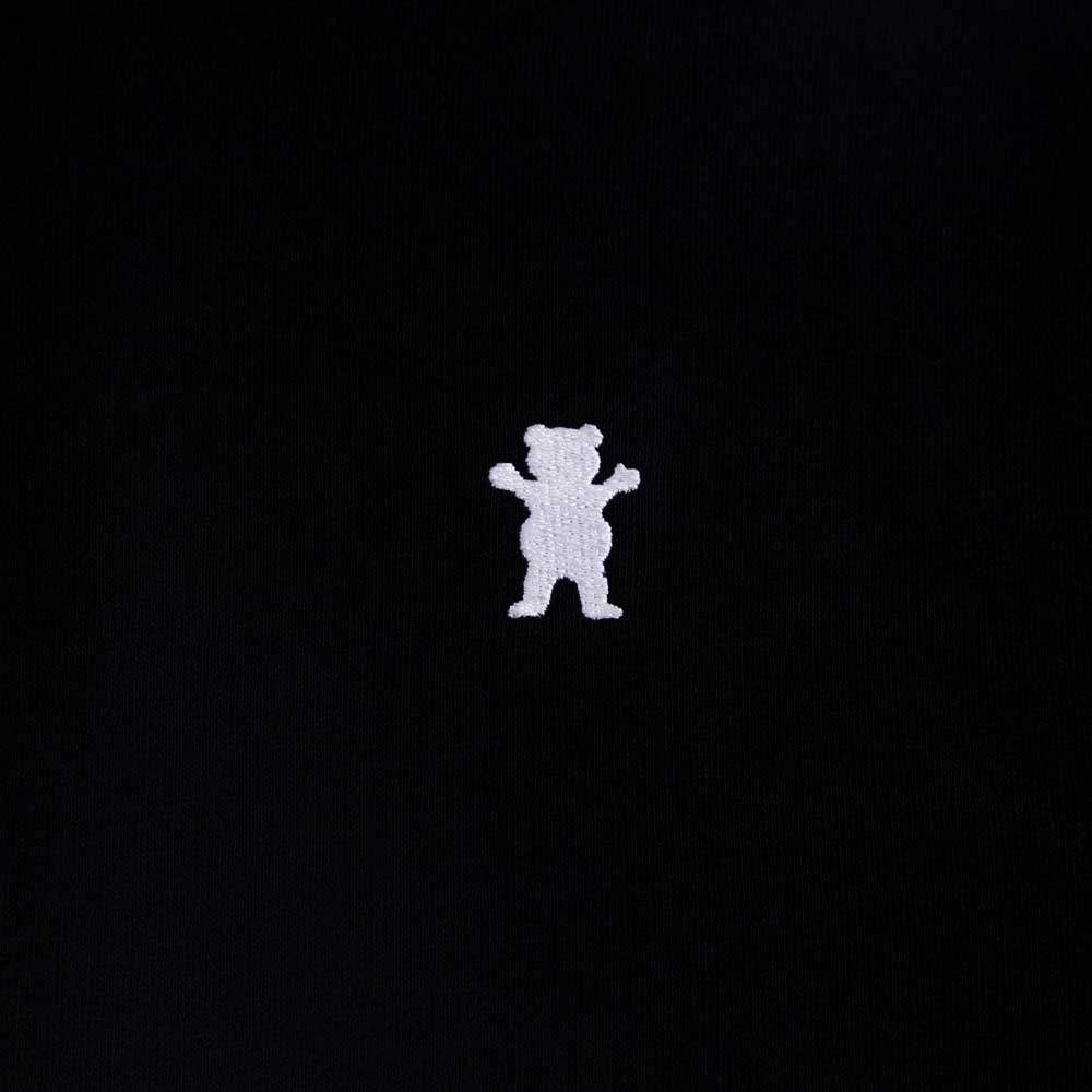 Polerón Hoodie Hombre Grizzly Griptape OG Bear Blanco