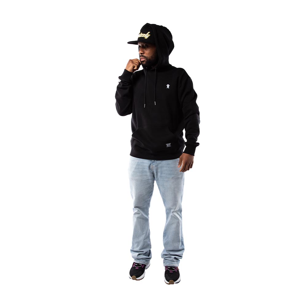 Polerón Hoodie Hombre Grizzly Griptape OG Bear Blanco