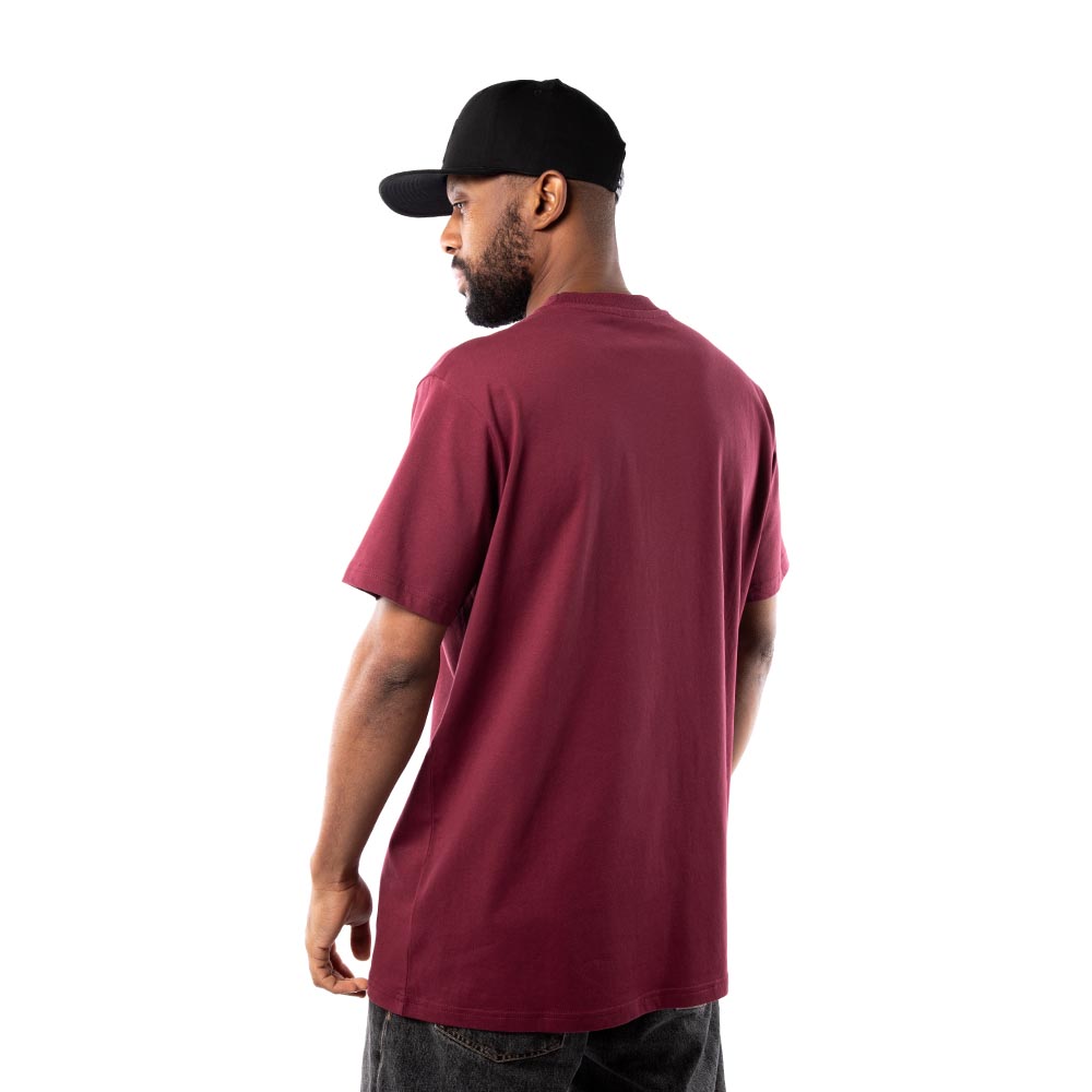 Polera Hombre Grizzly Griptape Embroidered OG Bear Burgundy