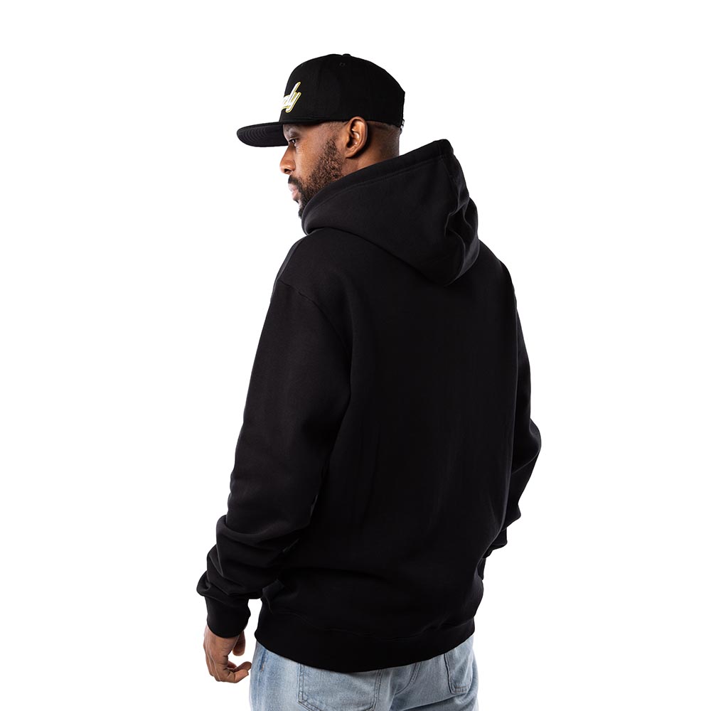 Polerón Full Zip Hombre Grizzly Griptape Embroidered OG Bear Negro