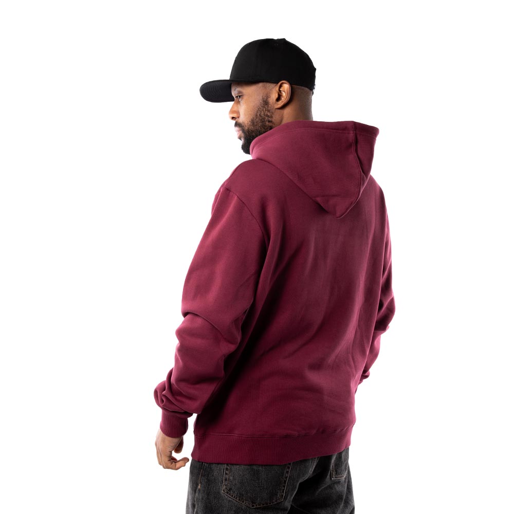 Polerón Hoodie Hombre Grizzly Griptape OG Bear Burgundy