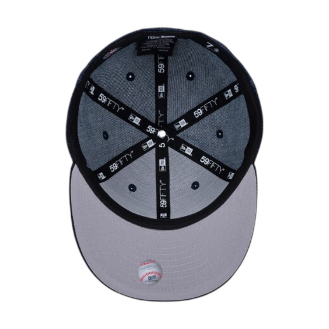 Jockey Gorro New Era 59FIFTY New York Yankees MLB Denim 2Tone