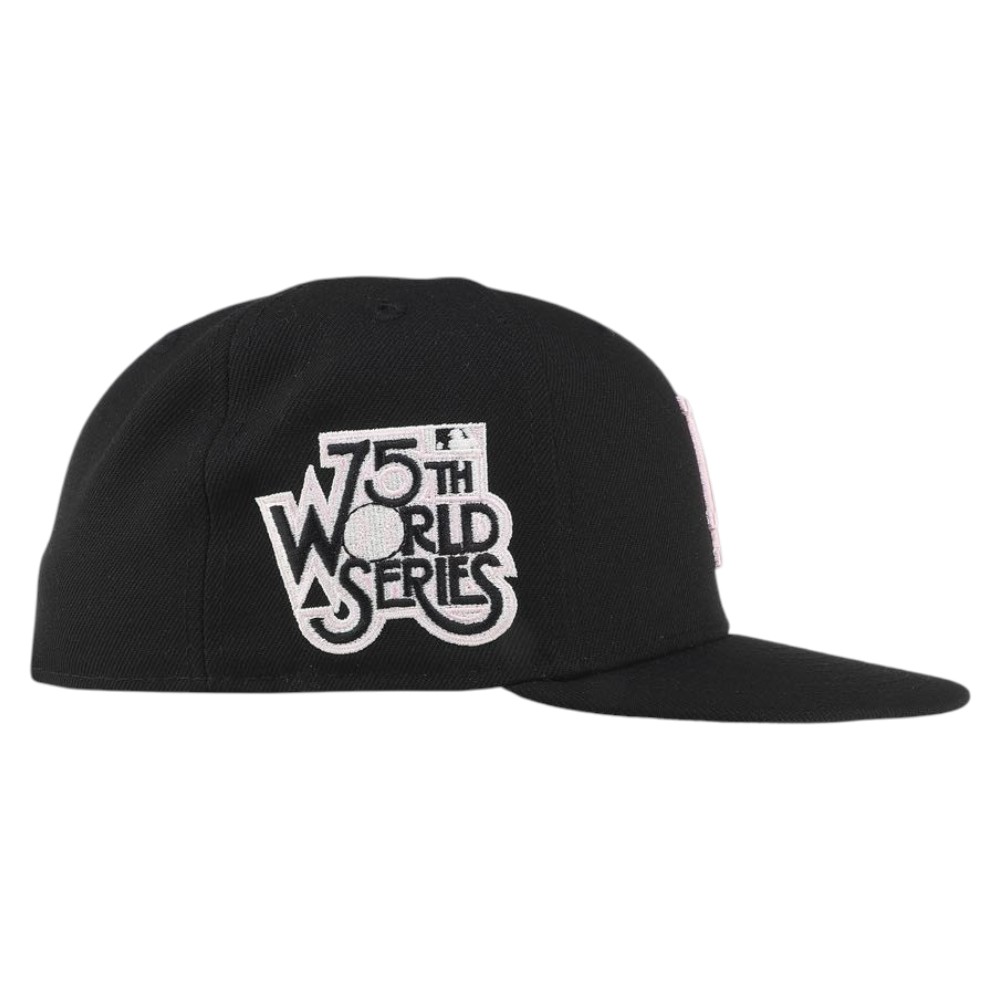 Jockey Gorro New Era 59FIFTY Los Angeles Dodgers 75th Anniversary Chrome Black