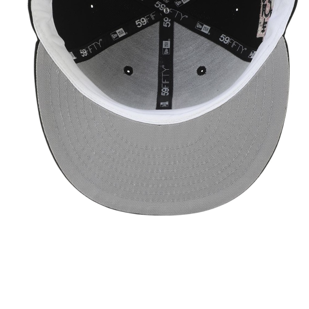 Jockey Gorro New Era 59FIFTY Los Angeles Dodgers 75th Anniversary Chrome Black