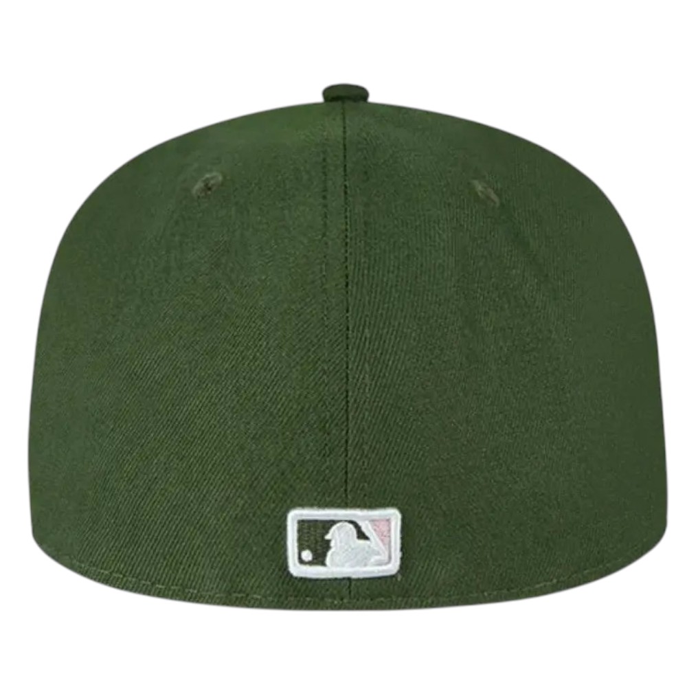 Jockey Gorro New Era 59FIFTY Los Angeles Angels MLB Pink Pack Green