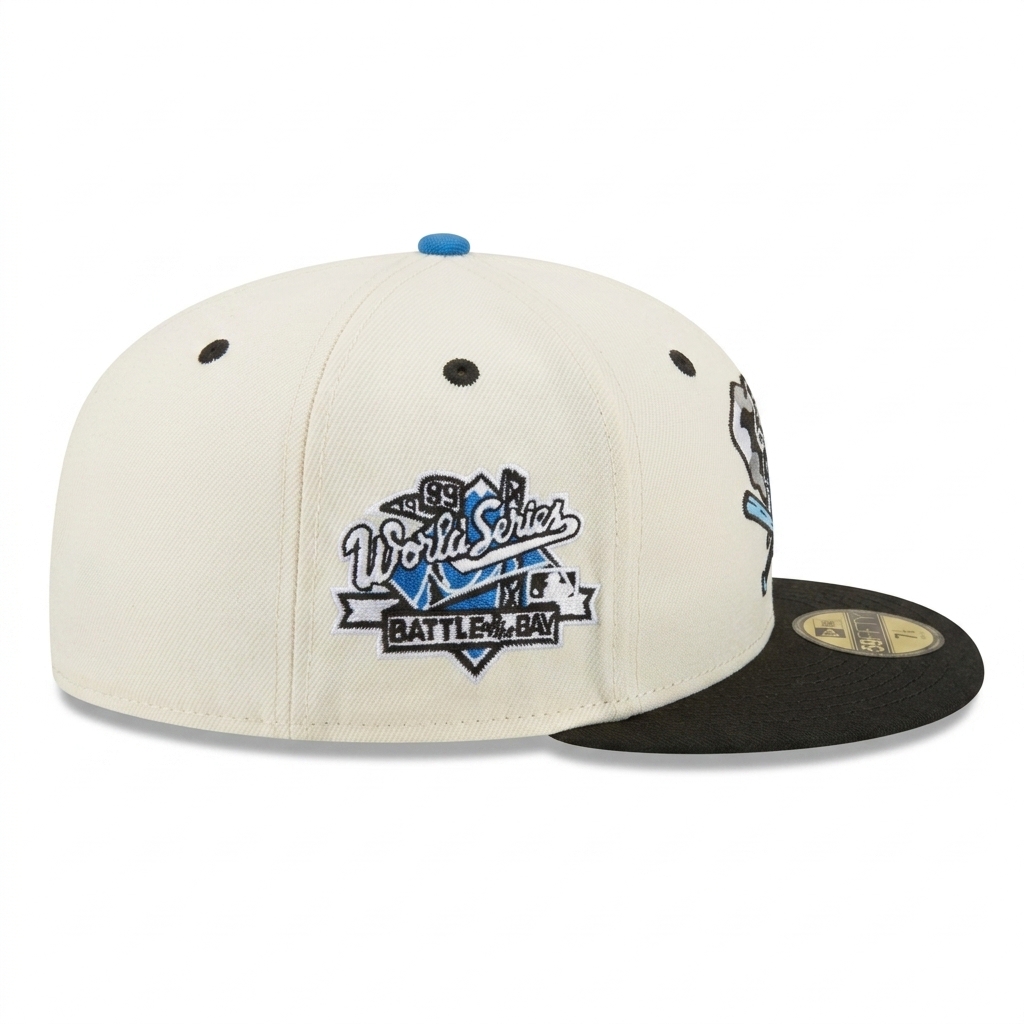 Jockey Gorro New Era 59FIFTY Oakland Athletics MLB Chrome Black