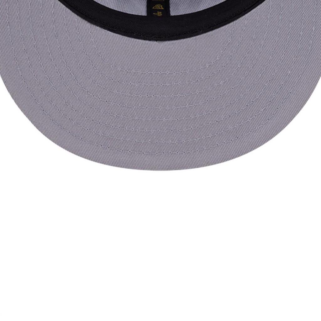 Jockey Gorro New Era 59FIFTY Oakland Athletics MLB Chrome Black
