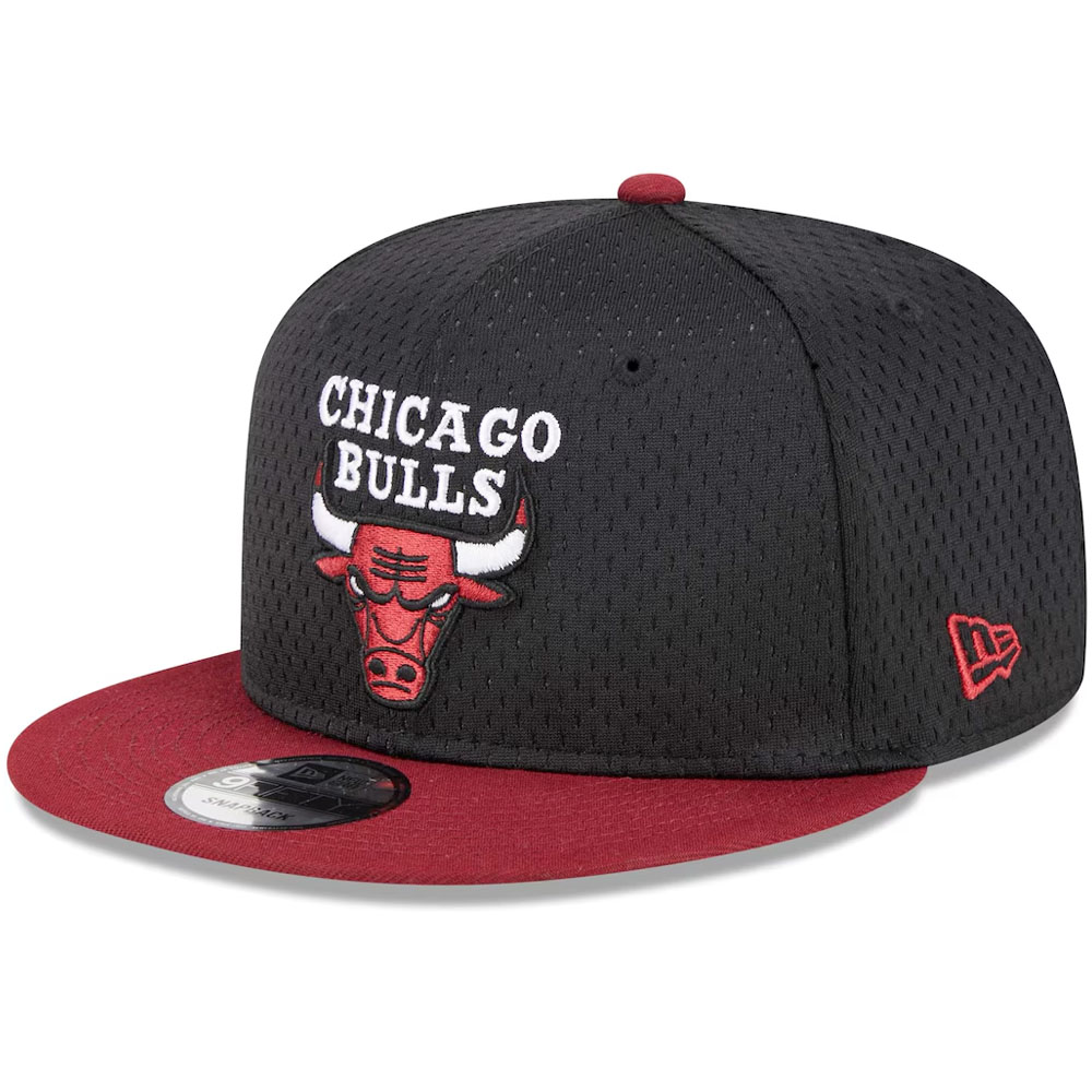 Jockey Gorro New Era 9FIFTY Chicago Bulls NBA Mesh Crown Black