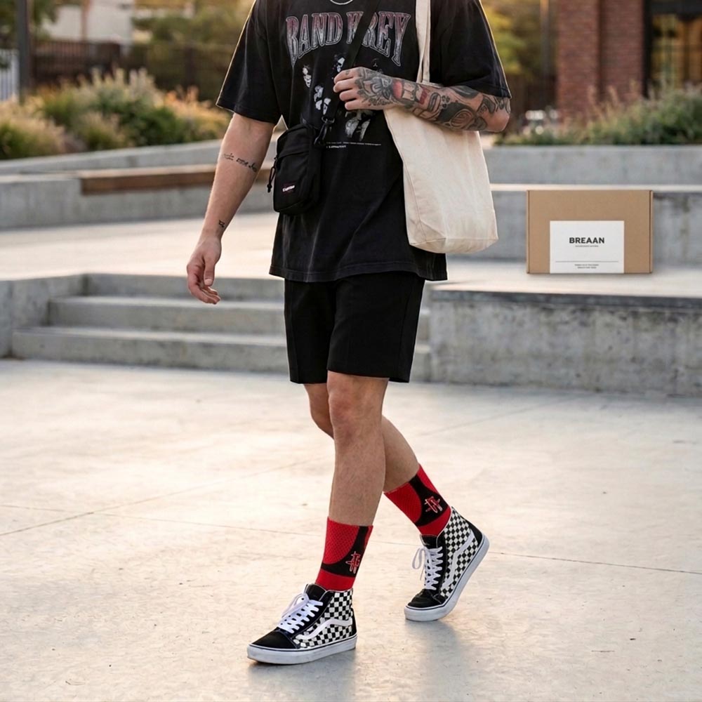 Calcetines Stance Houston Rockets Shortcut 2 Red