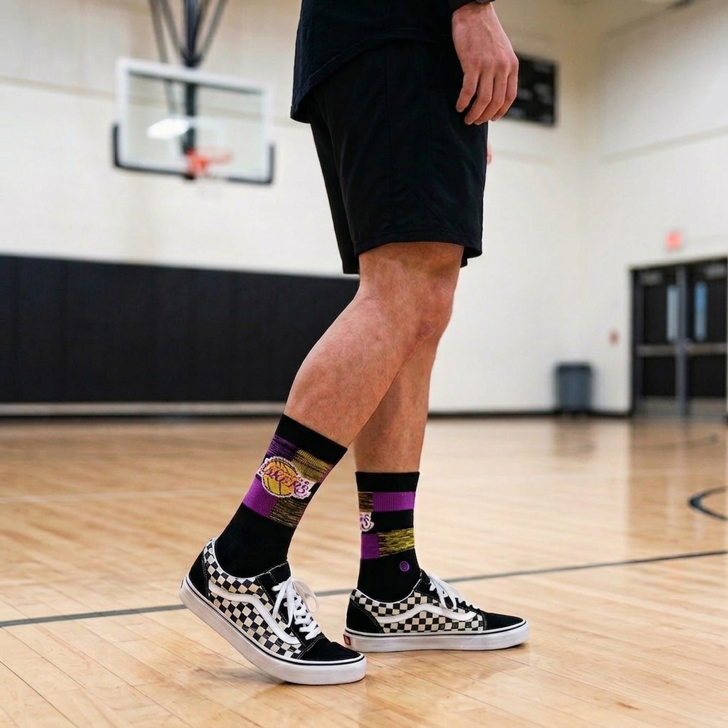 Calcetines Stance Los Angeles Lakers Cryptic Black