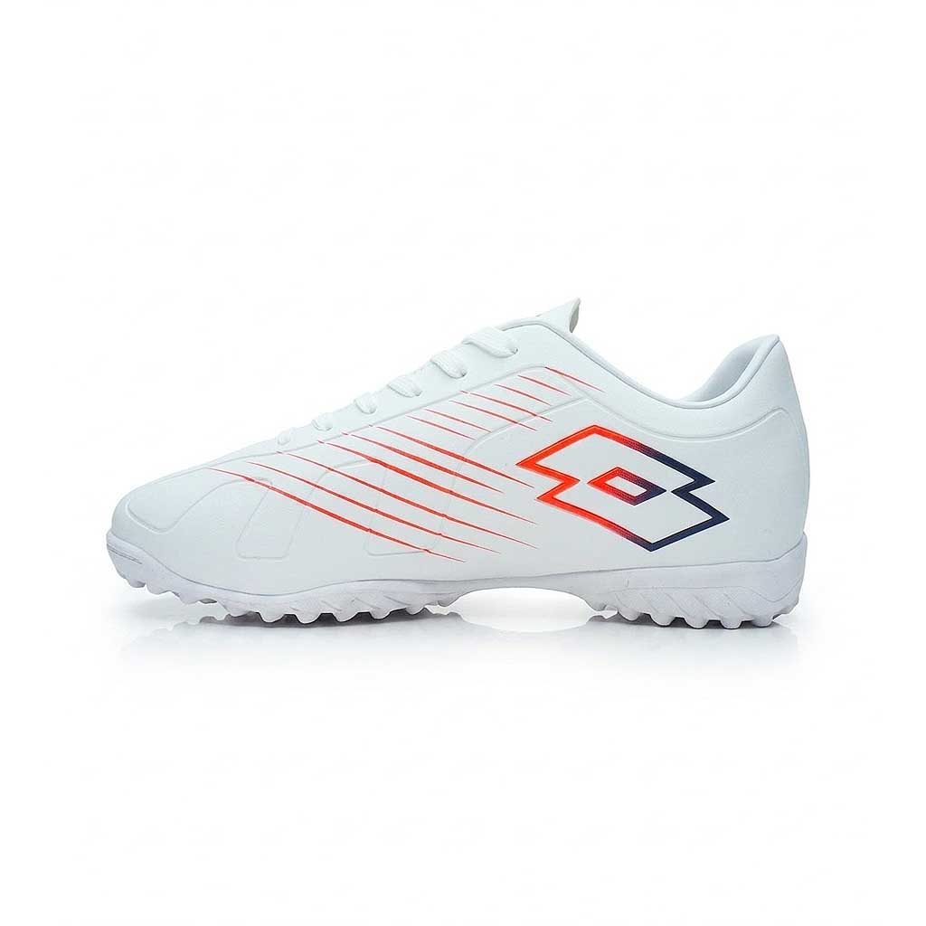 Zapato Baby Fútbol Niño Lotto - FIORE JR TF Blanco Rojo