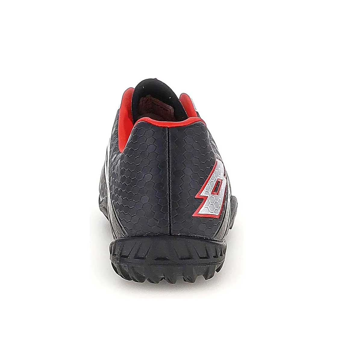 ZAPATO BABY FUTBOL JUVENIL LOTTO - MAESTRO 700 V TF JR NEGRO ROJO