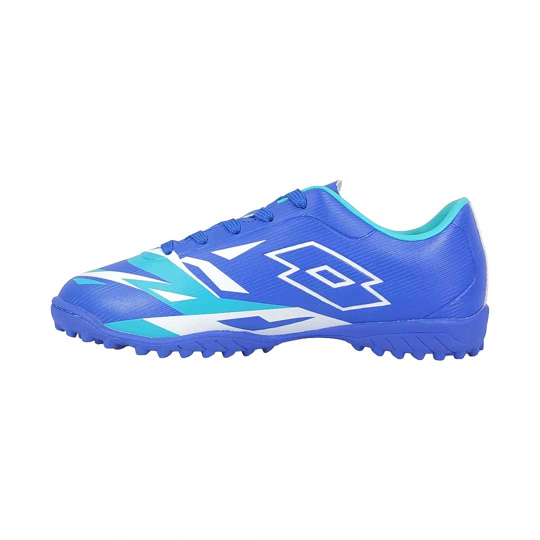 Zapato Baby Fútbol Juvenil Lotto - Siro TF JR  Azul Blanco