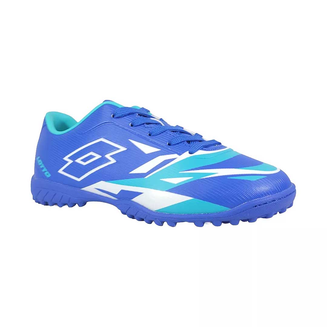 Zapato Baby Fútbol Juvenil Lotto - Siro TF JR  Azul Blanco