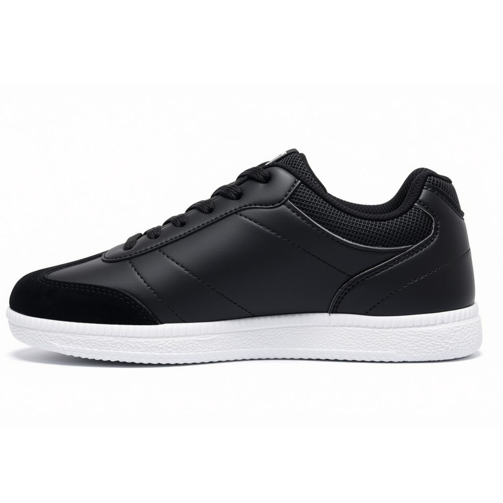 Zapatilla Deportiva Juvenil Lotto - Calcio JR  Negro Blanco