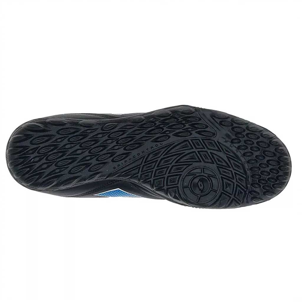 Zapato Baby Fútbol Juvenil Lotto Stadio 705 TF JR Negro Celeste