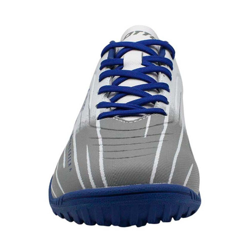 Zapato Baby Fútbol Niño Lotto - Solista TF JR Blanco Gris