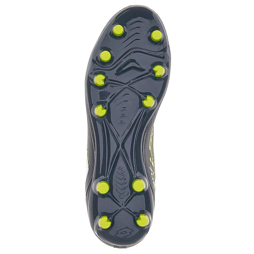 Zapato Fútbol Hombre Lotto - Solista FG  Gris Amarillo
