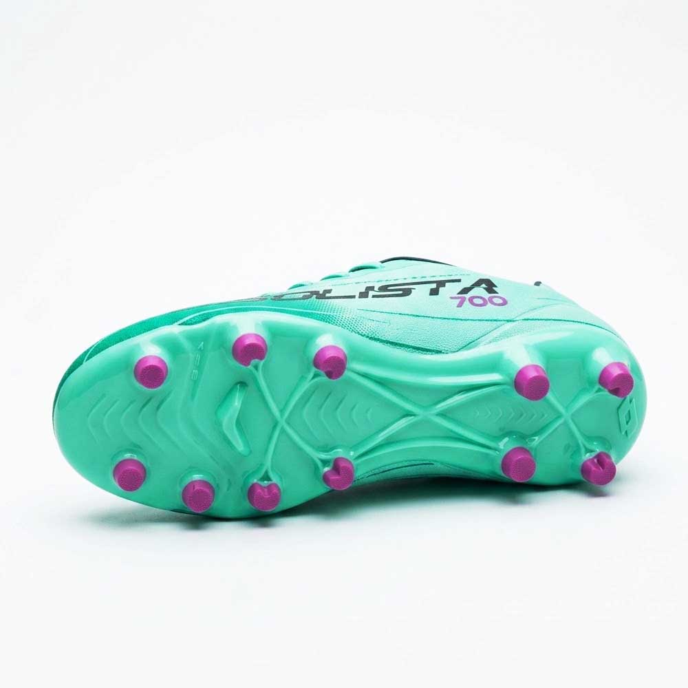 Zapato Fútbol Hombre Lotto Solista FG Verde Morado