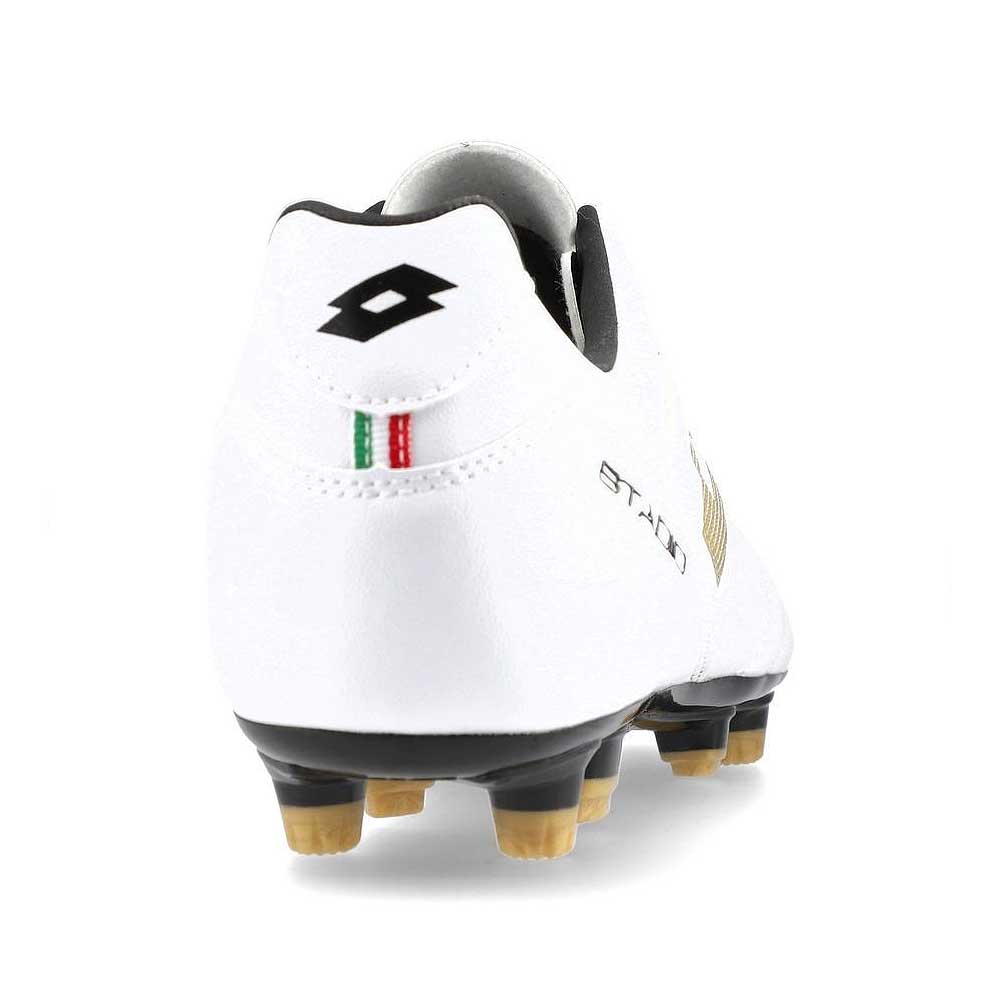 Zapato Fútbol Hombre Lotto Stadio 705 FG Blanco Dorado