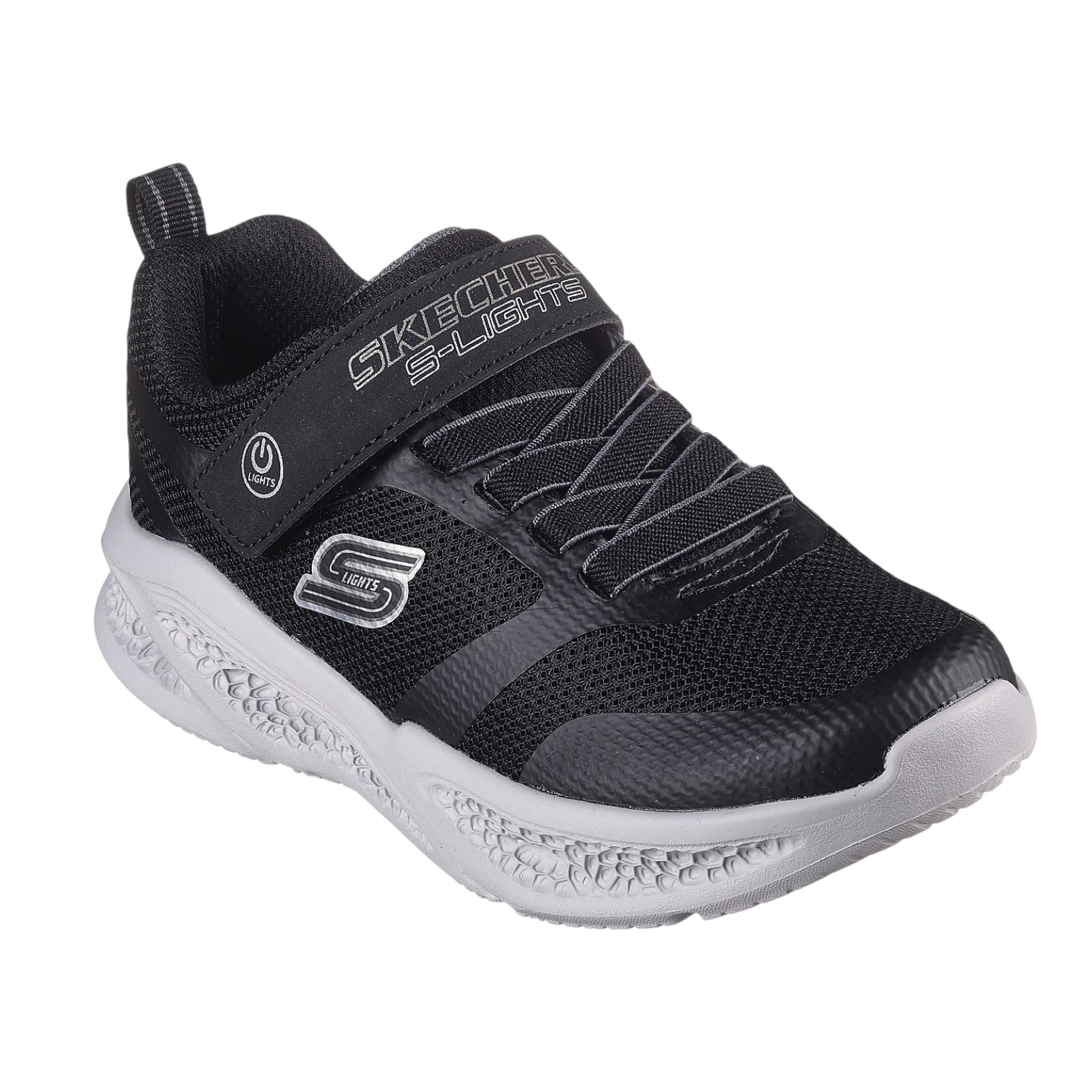 Zapatillas Urbanas Niño Skechers Meteorlights Negro 401675L-BKGY