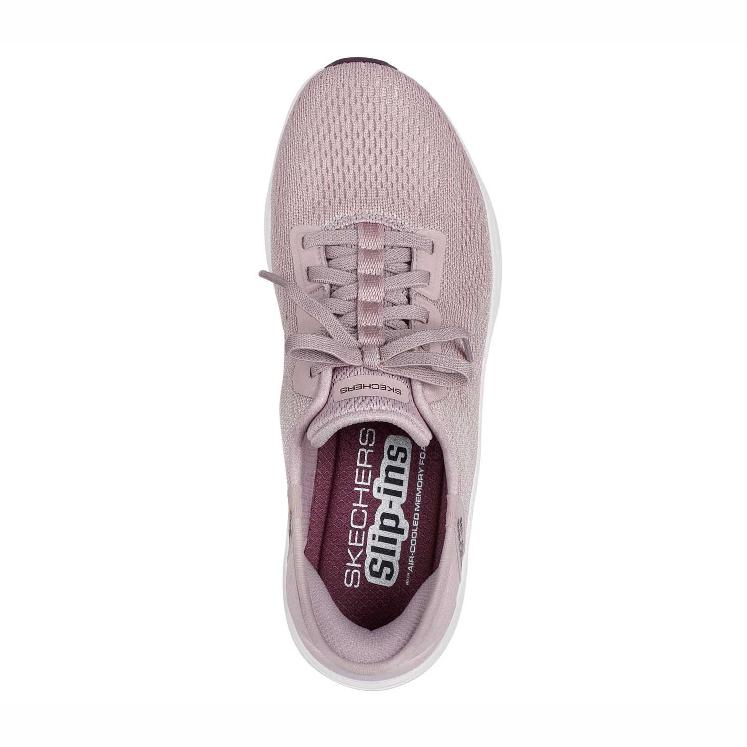 Zapatillas Urbanas Skechers Mujer Slip-ins D'Lux Comfort 2.0 - Aerial Rosado 104476-MVE