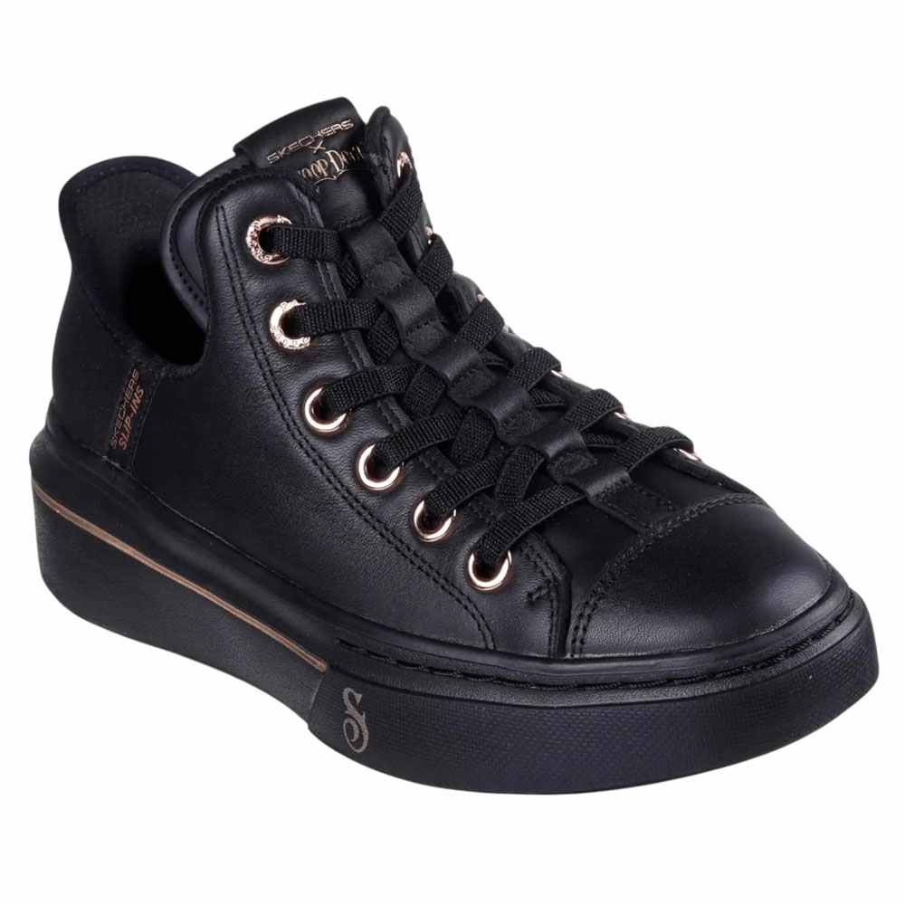 Zapatillas Urbanas Mujer Skechers x Snoop One Og Leather Negro 186001-BBK