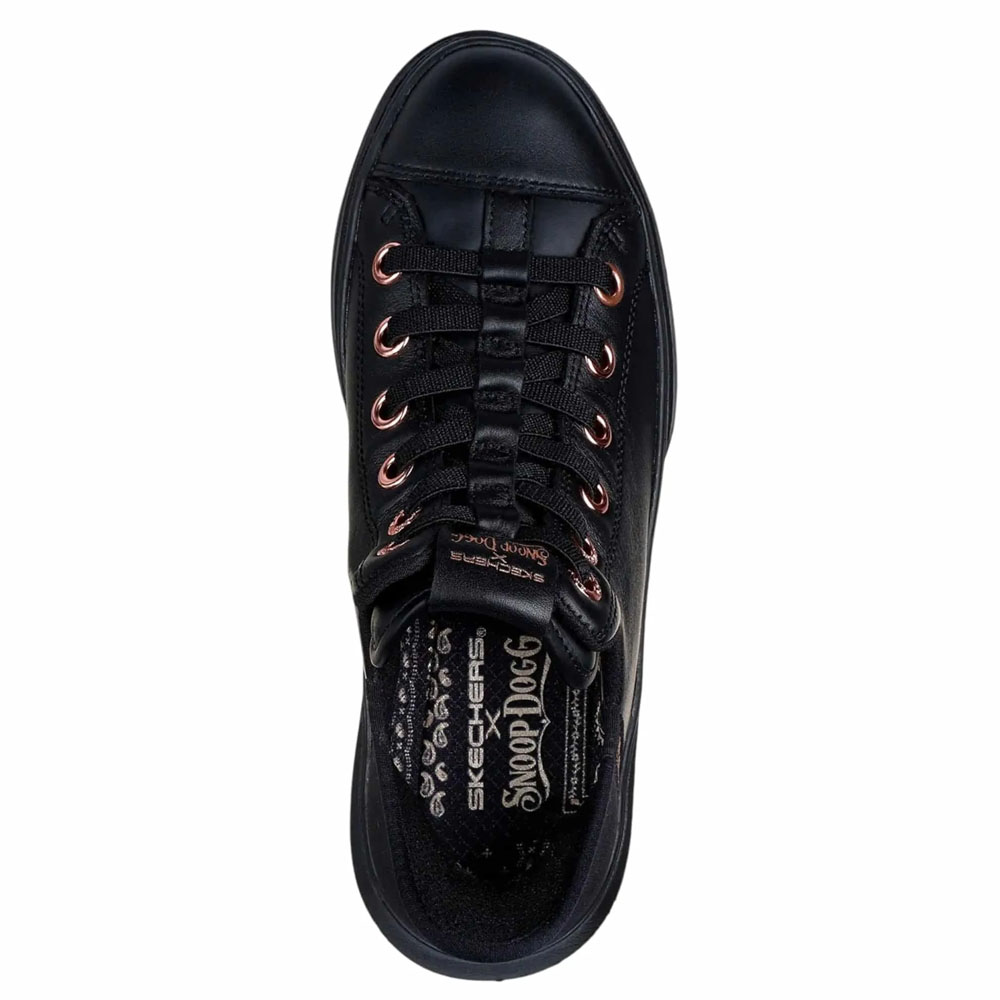 Zapatillas Urbanas Mujer Skechers x Snoop One Og Leather Negro 186001-BBK
