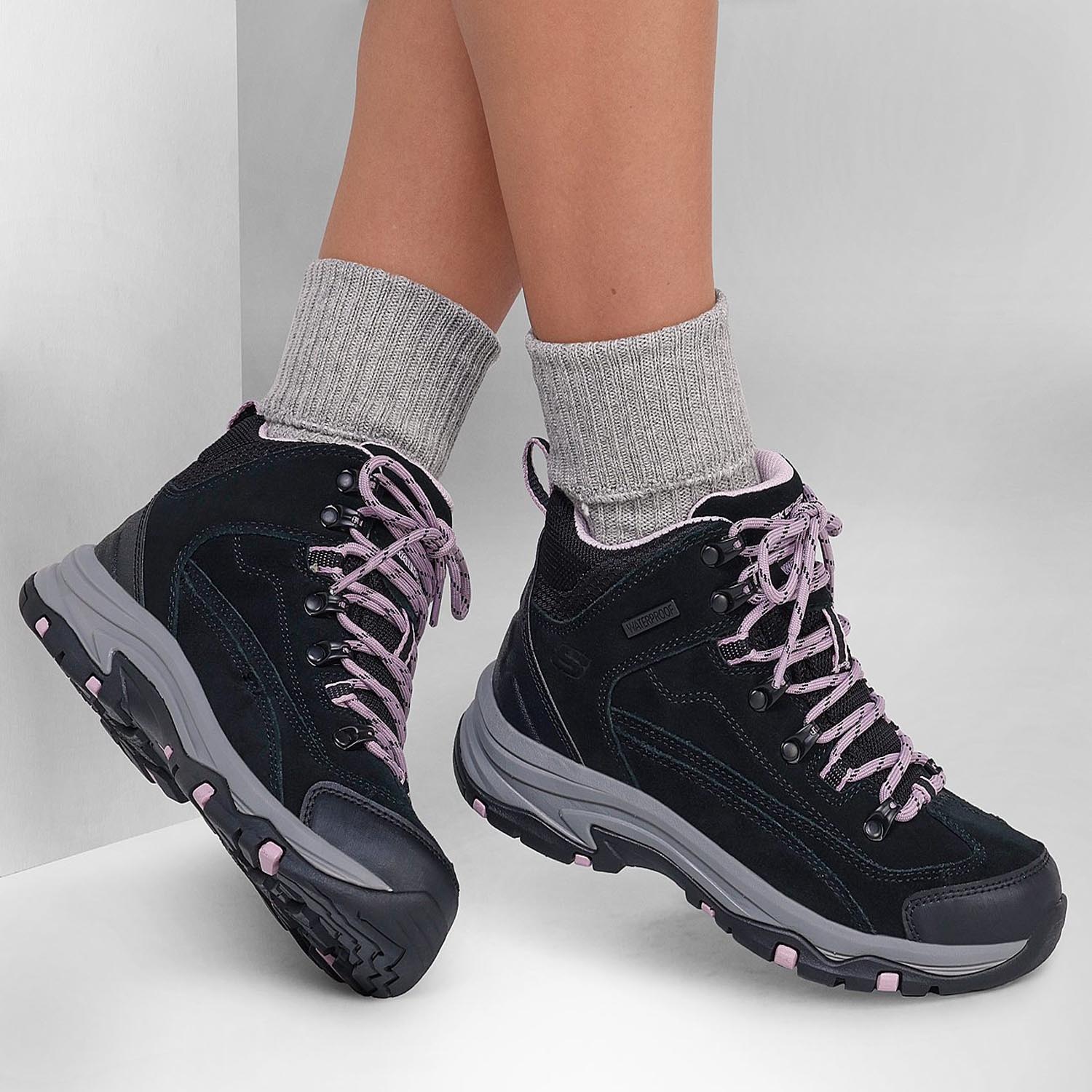 Zapatillas Waterproof Mujer Skechers Trego - Alpine Trail 167004-BKLV