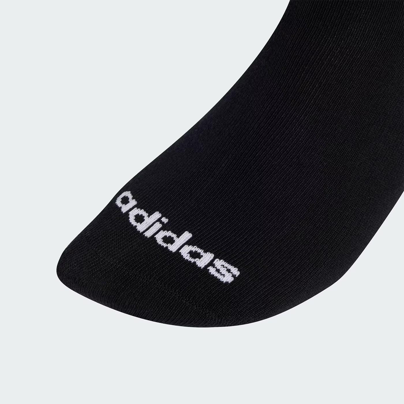 Sixpack Calcetines Adidas Negros Bailarinas Delgadas Logo Lineal