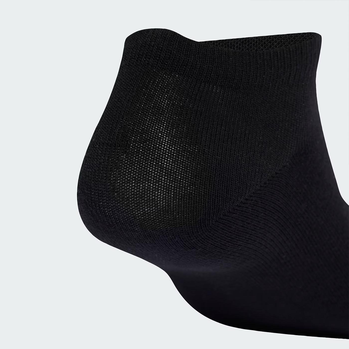 Sixpack Calcetines Adidas Negros Bailarinas Delgadas Logo Lineal