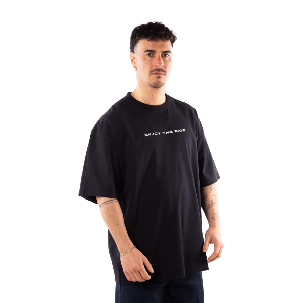 POLERA HANG LOOSE HOMBRE NEGRO