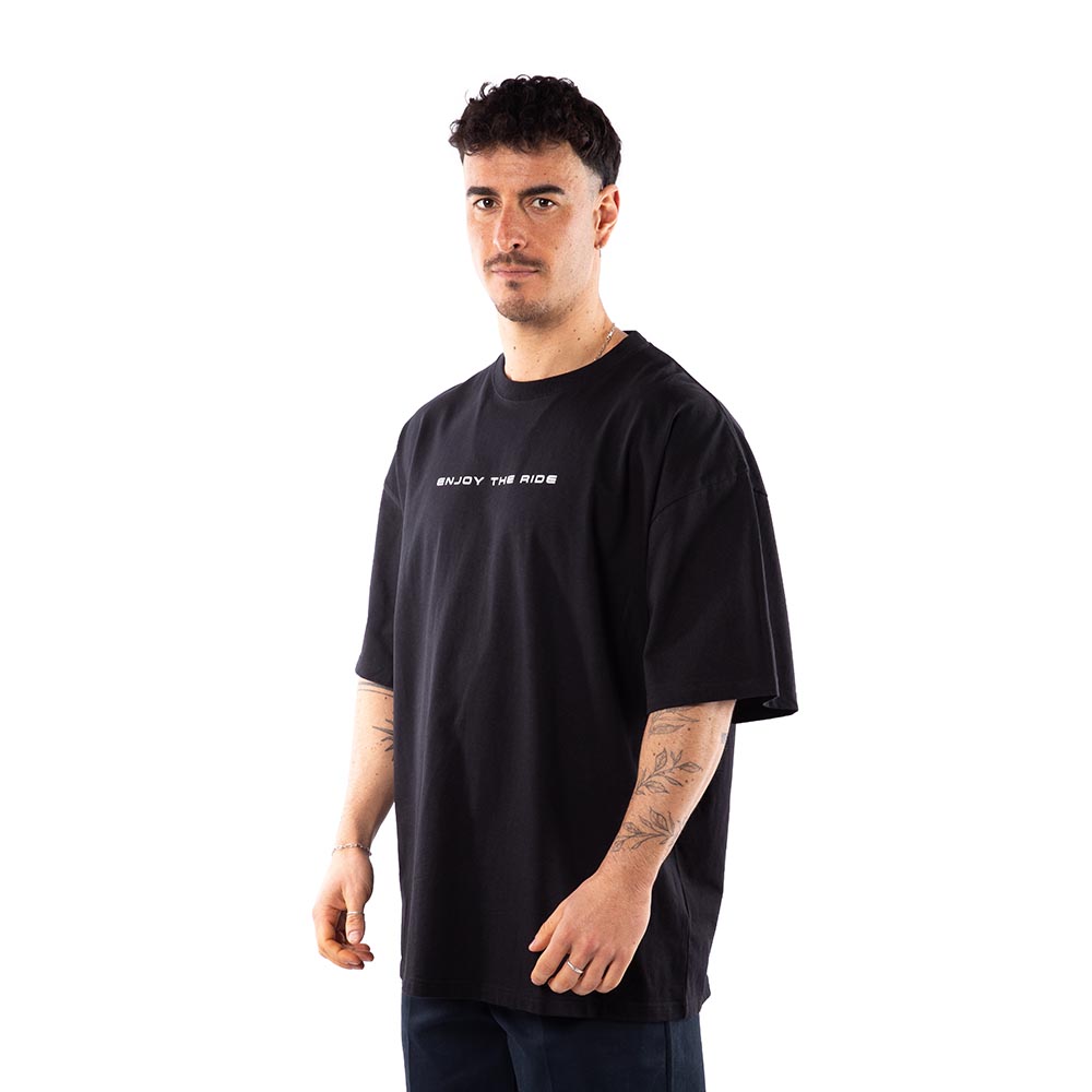 POLERA HANG LOOSE HOMBRE NEGRO