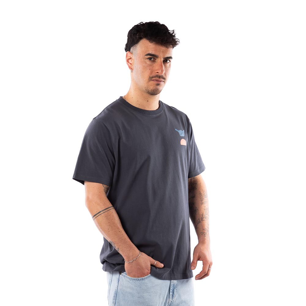 POLERA HANG LOOSE HOMBRE AZUL