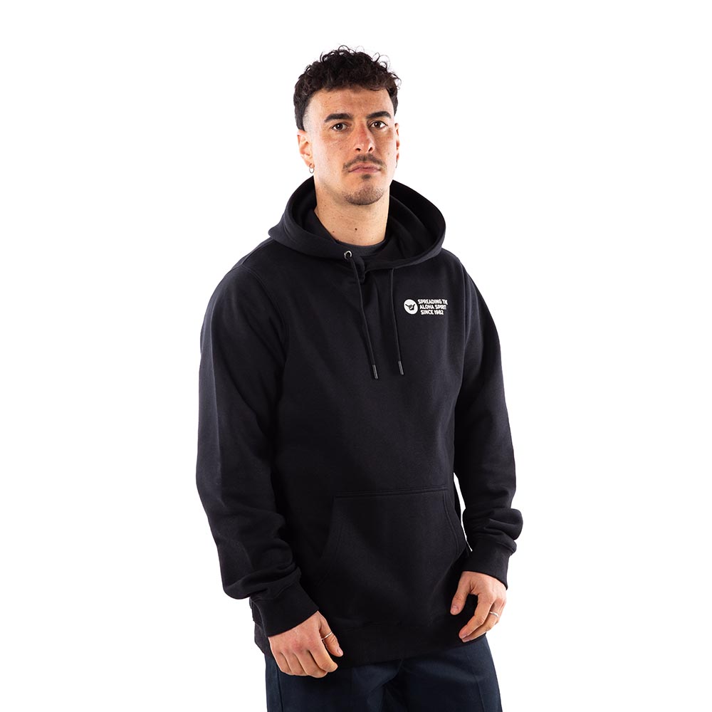 POLERON HOODIE HANG LOOSE HOMBRE NEGRO