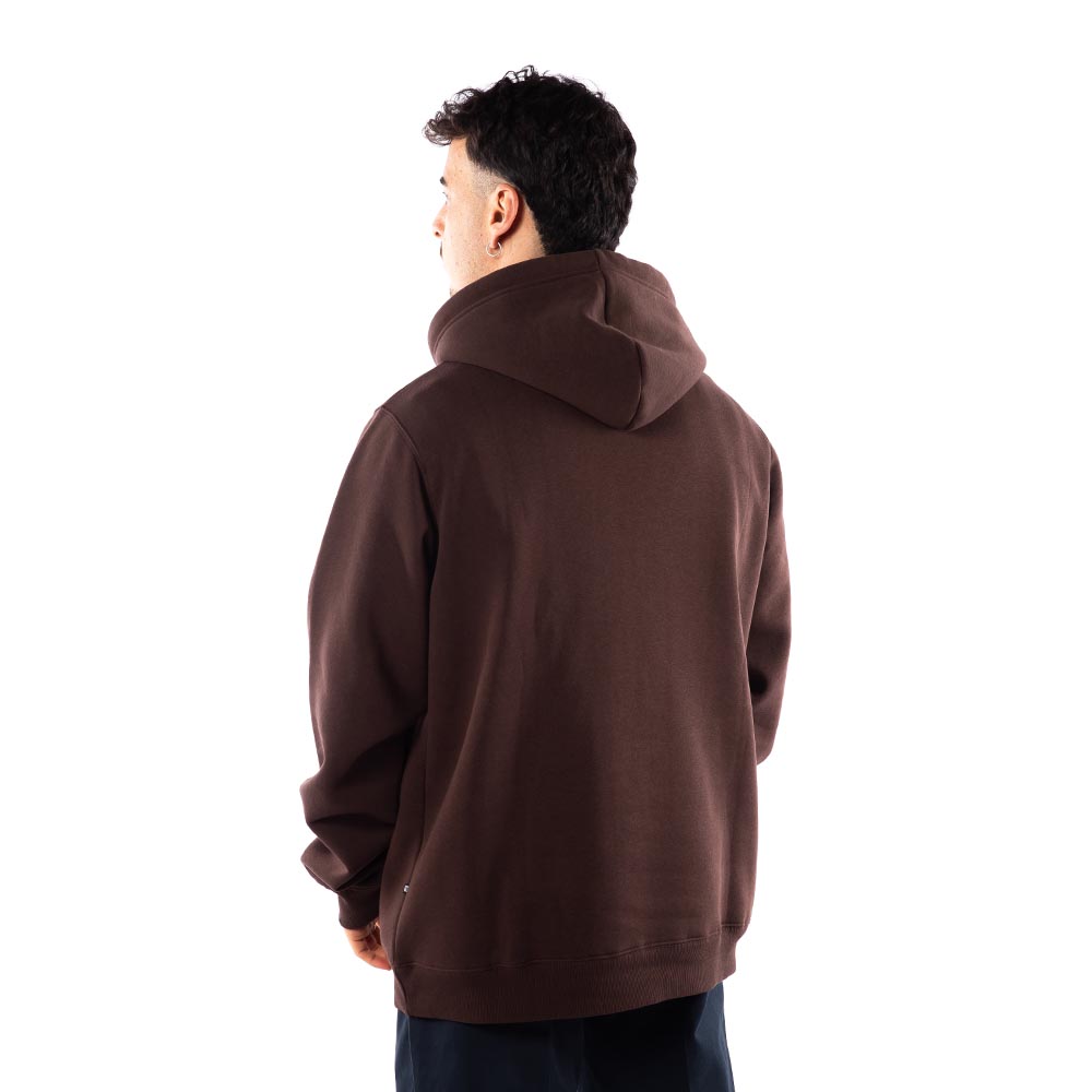 POLERON HOODIE HANG LOOSE HOMBRE CAFE OSCURO