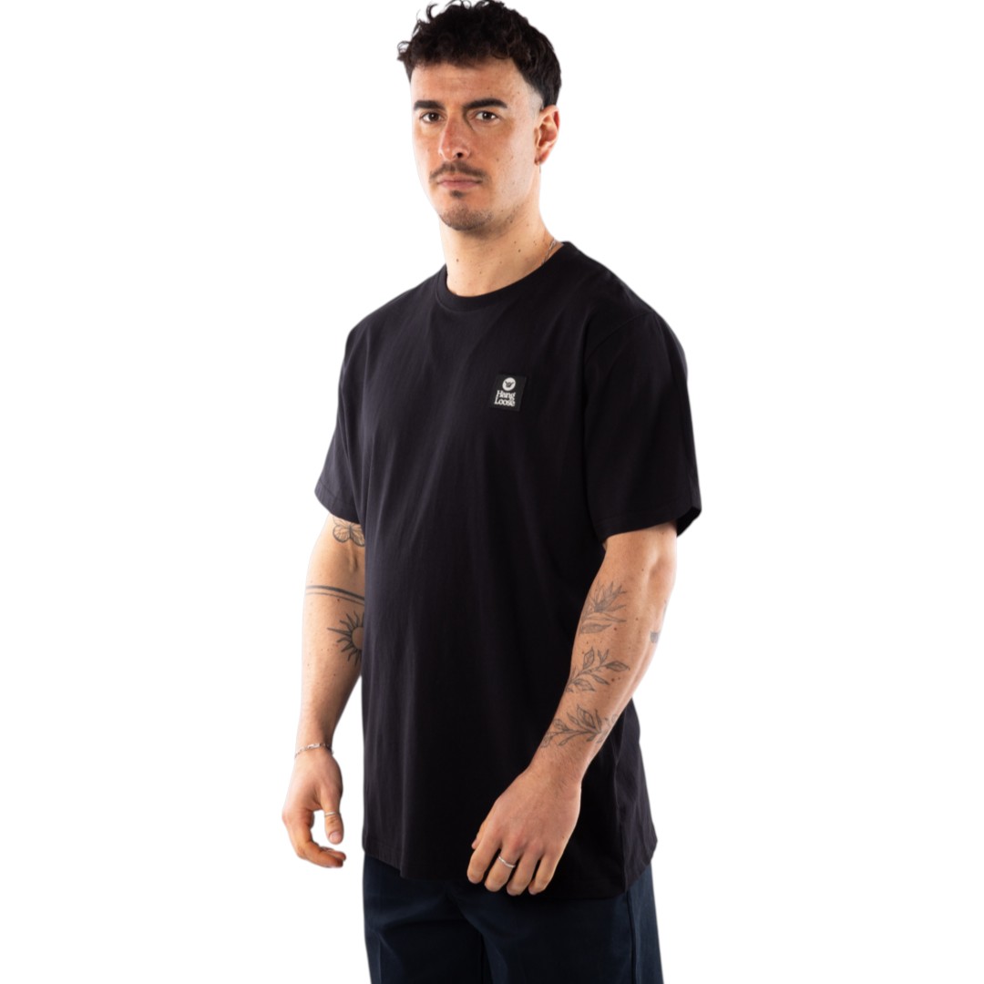 POLERA HANG LOOSE HOMBRE NEGRO