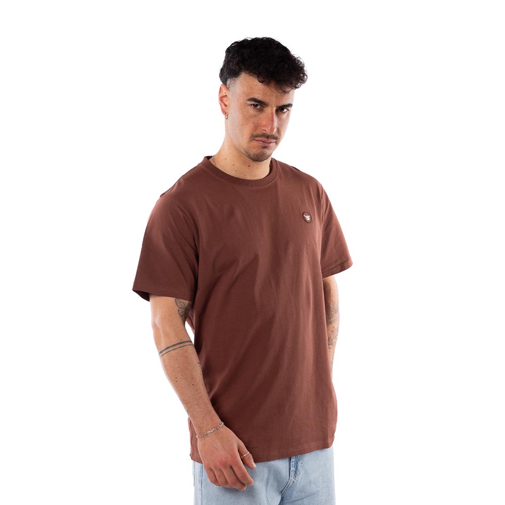 POLERA HANG LOOSE HOMBRE CAFE