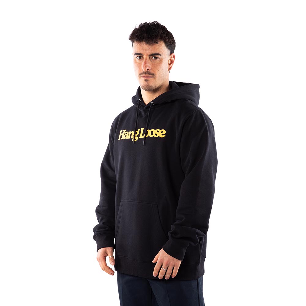 POLERON HOODIE HANG LOOSE HOMBRE NEGRO
