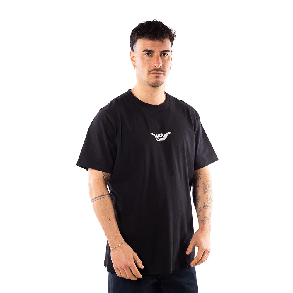 POLERA HANG LOOSE HOMBRE NEGRO